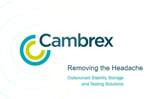 Cambrex Webinar - Removing The Headache: Outsourced Stability Storage and Testing Solutions